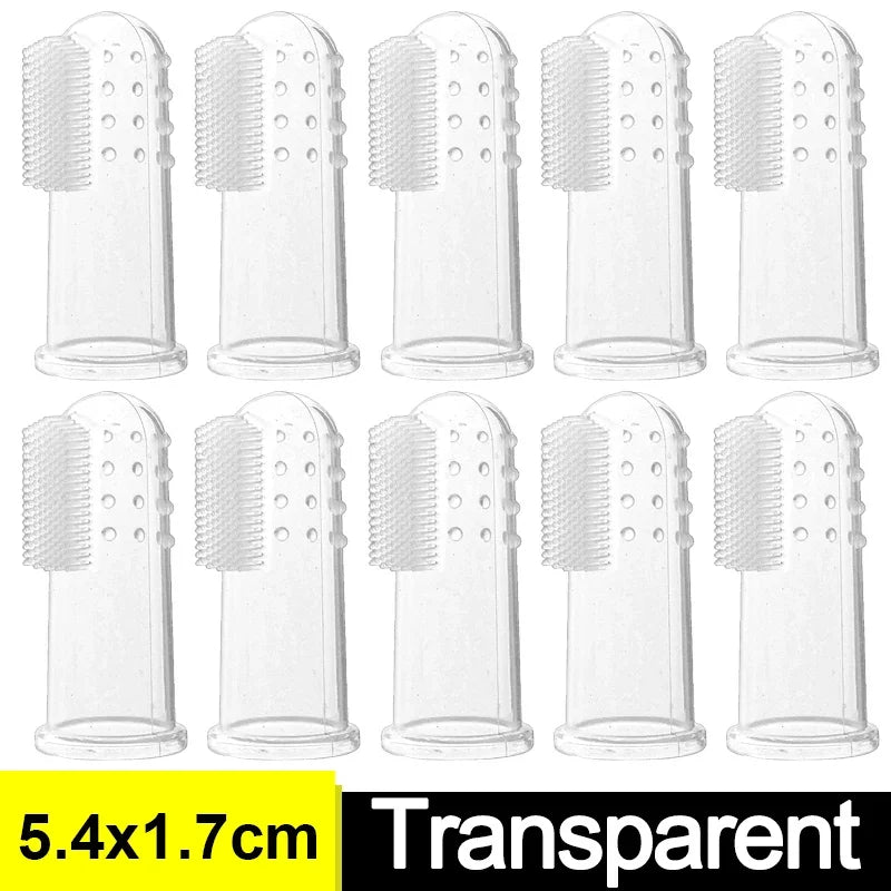1/20x Pet Silicone Finger Toothbrush Teeth - ProPawPet.com