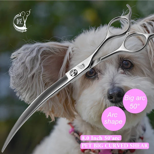 Crane Big Curved Scissors 50° 7.5/8inch Pet - ProPawPet.com