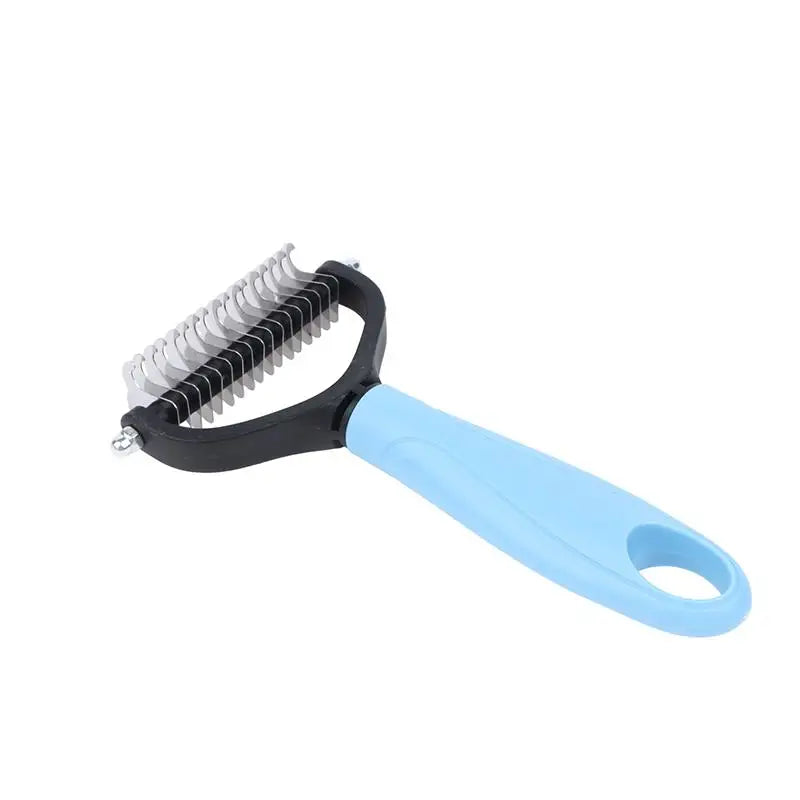 J Professional Pet Deshedding Brush 2 Sided Dematting Dog – Dog Supplies
