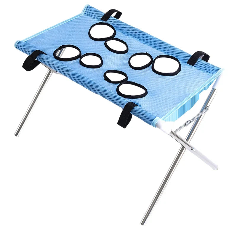 Breathable Foldable Dog & Cat Grooming Hanging Bed with Stand – Dog Beds & Mats