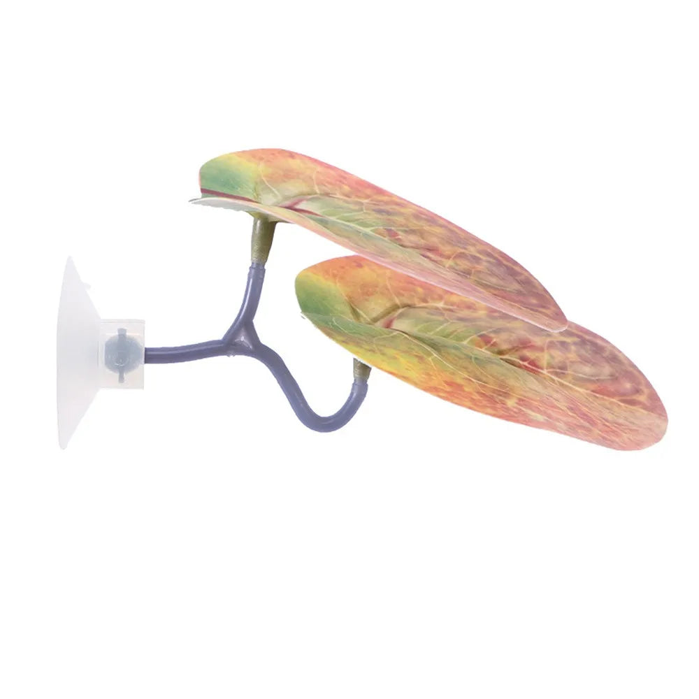 Plastic Betta Fish Rest Leaf Simulated Lotus - ProPawPet.com