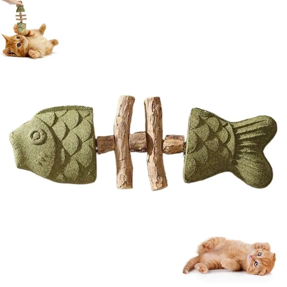 Interactive Funny Fish Bone Cat Toys – Aquarium Cleaning & Maintenance