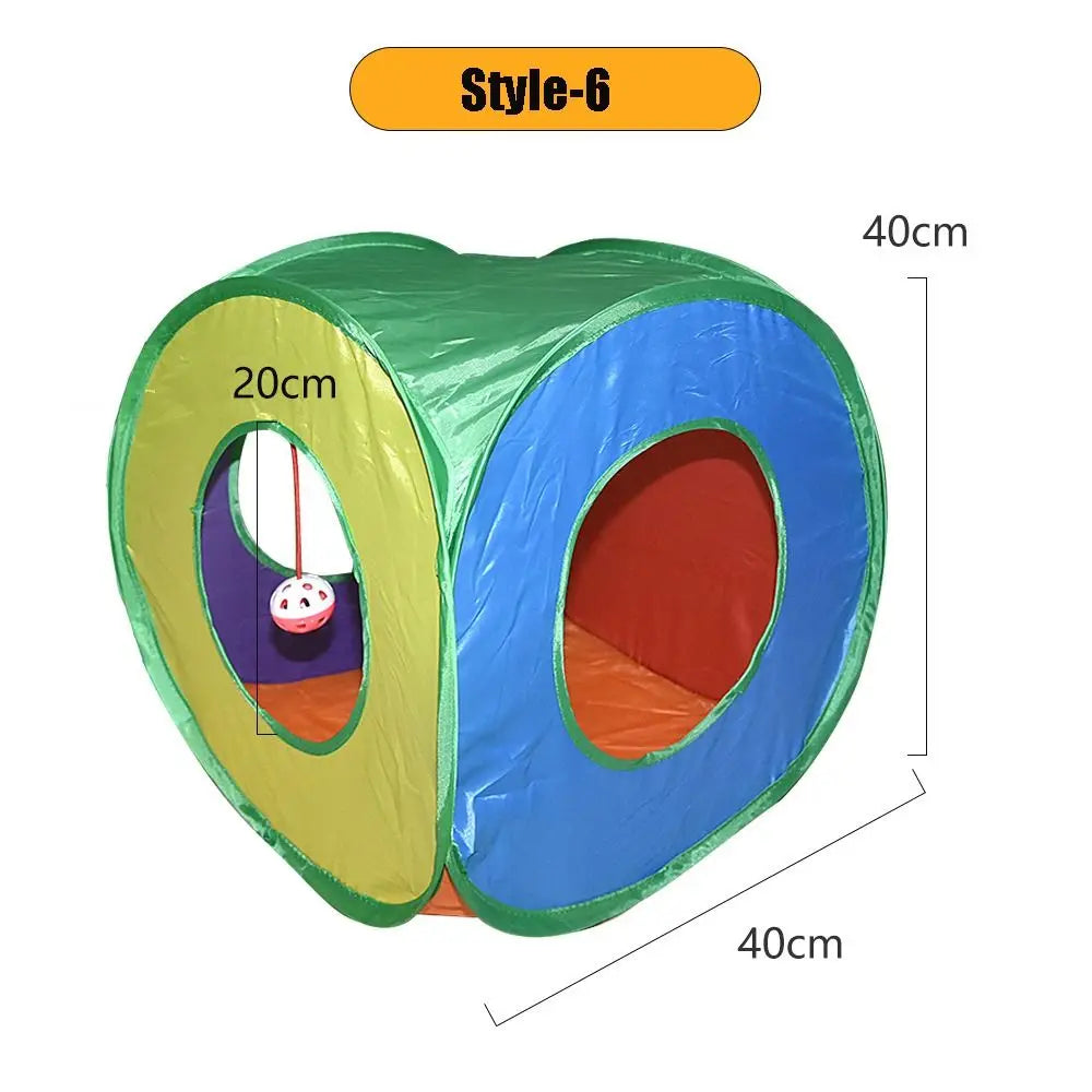 Polyester+Steel Wire Cat Tunnel Tube - ProPawPet.com