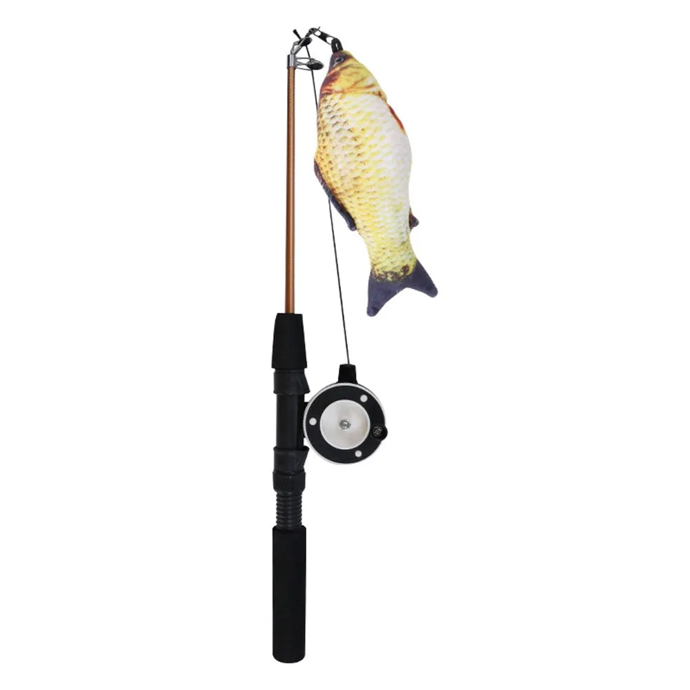 Retractable Cat Teaser Wand Plaything – 6 Colors