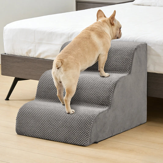 JHK 3-5 Step High-Density Foam Dog Stairs - ProPawPet.com
