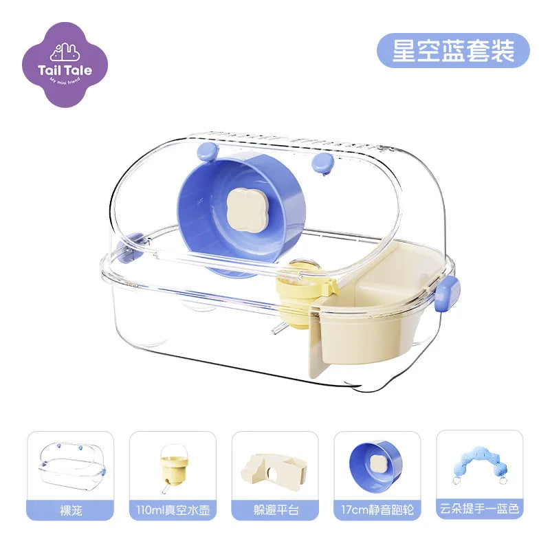 Ear Bubble Apartment Hamster Cage – 3 Colors
