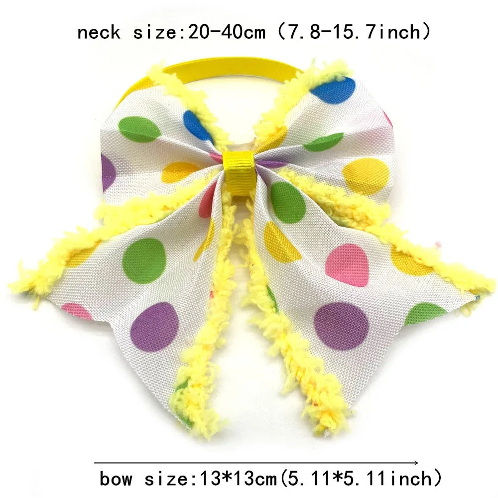 30/50pcs Easter Pet Puppy Collars Dog Bow - ProPawPet.com