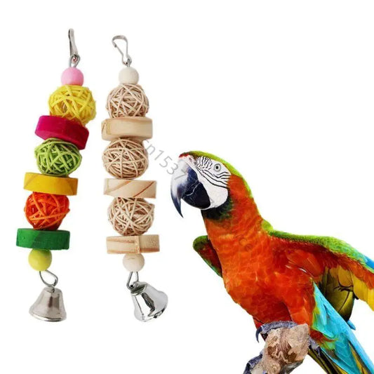 Bird Tearing Toy Blocks Rattan Balls Parrot - ProPawPet.com