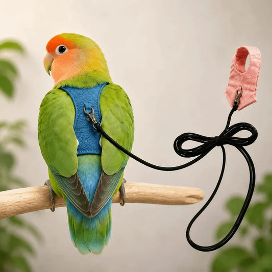 Parakeet Size Bird Harness Adjustable Rope - ProPawPet.com