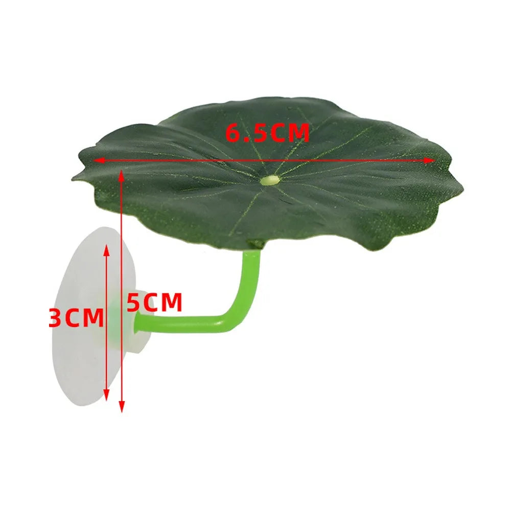 Plastic Betta Fish Rest Leaf Simulated Lotus - ProPawPet.com