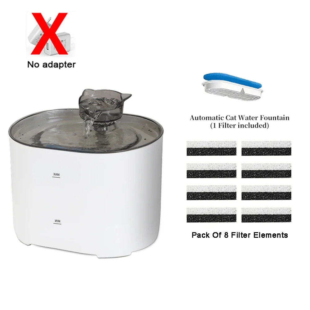 Cat Water Fountain Auto Recirculate Filtring Dog Dispenser – 4 Colors