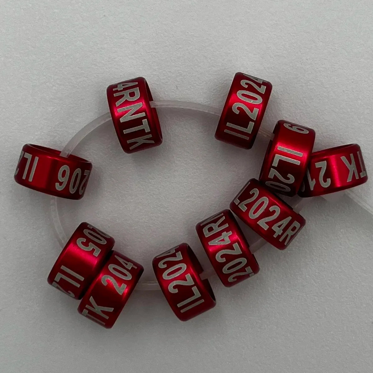 25PCS Closed Bird Leg Bands - Aluminum - - ProPawPet.com