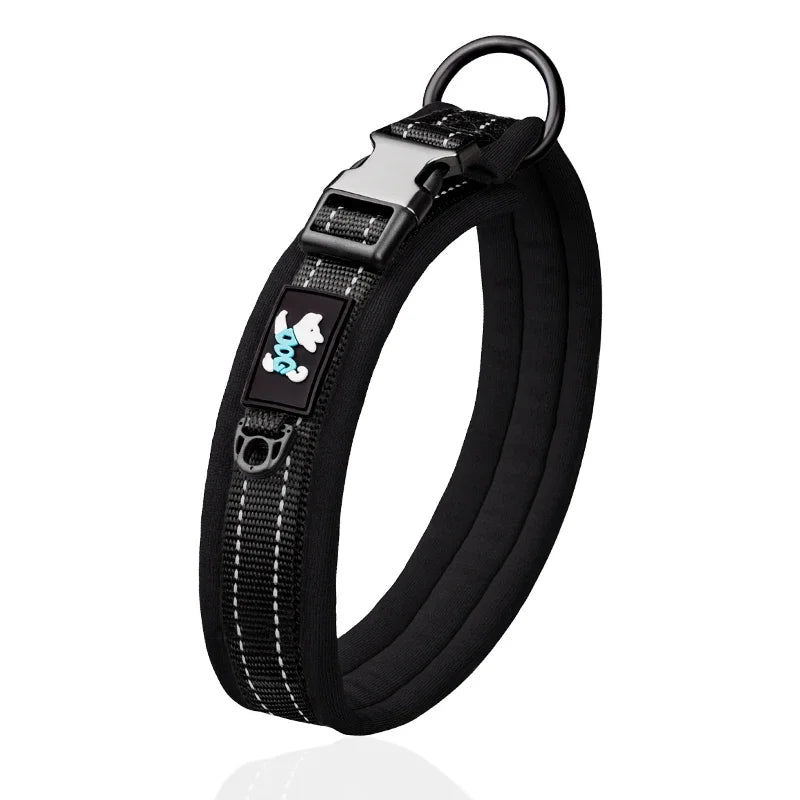 Adjustable Mesh Padded Pet Dog Collar Custom - ProPawPet.com