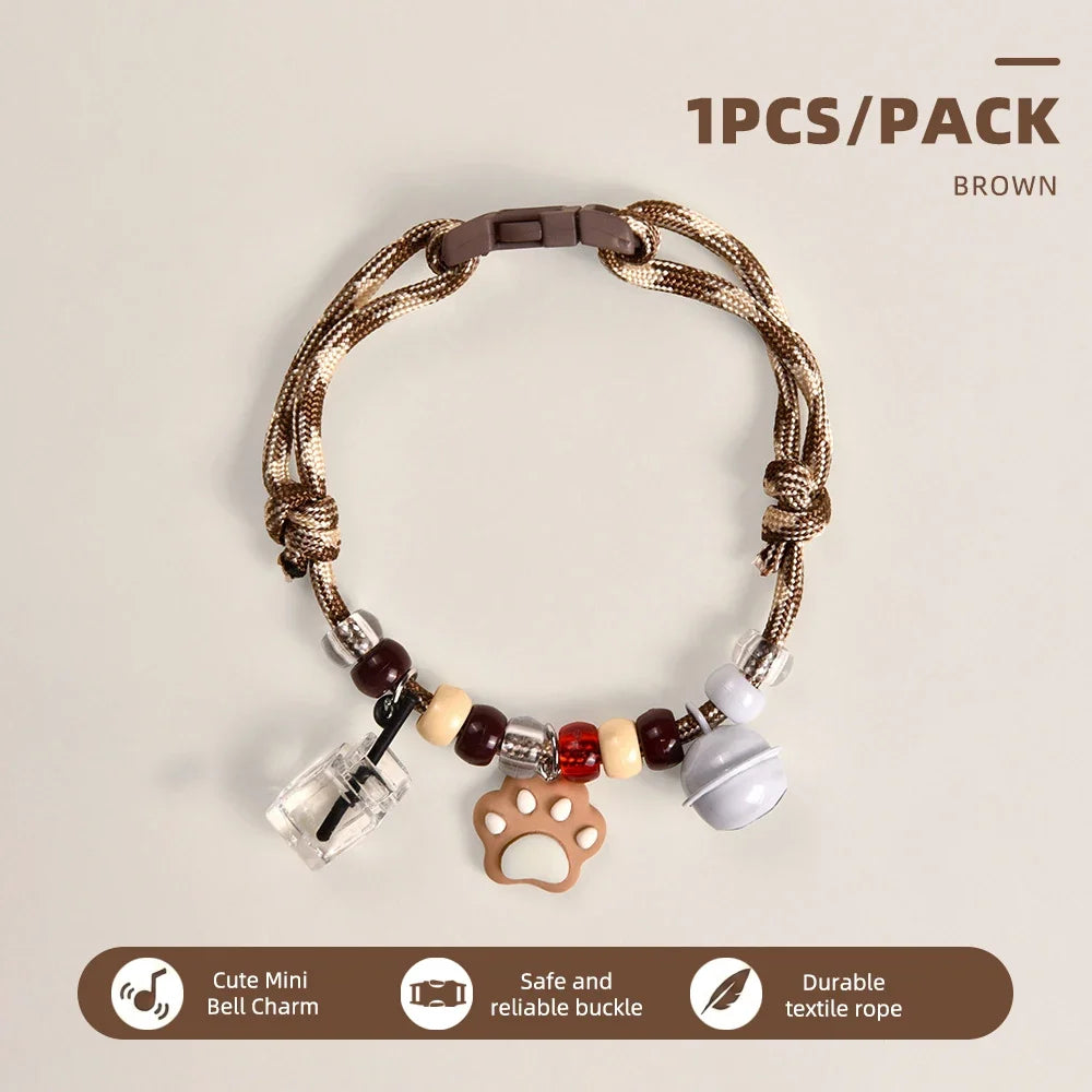 Cute Pet Beaded Necklace Cat Dog Collar - ProPawPet.com
