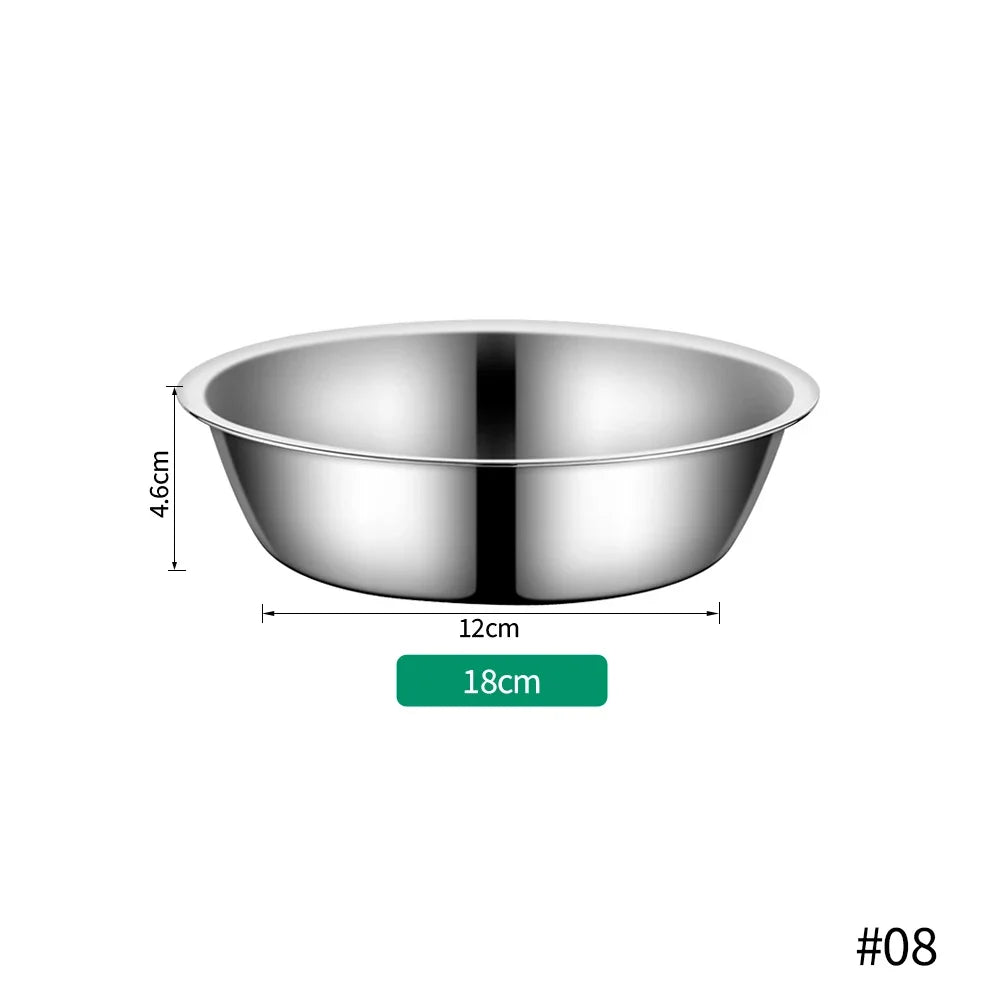 Durable Large Capacity Dog Bowl Stainless Steel Pet Feeding – Dog Supplies