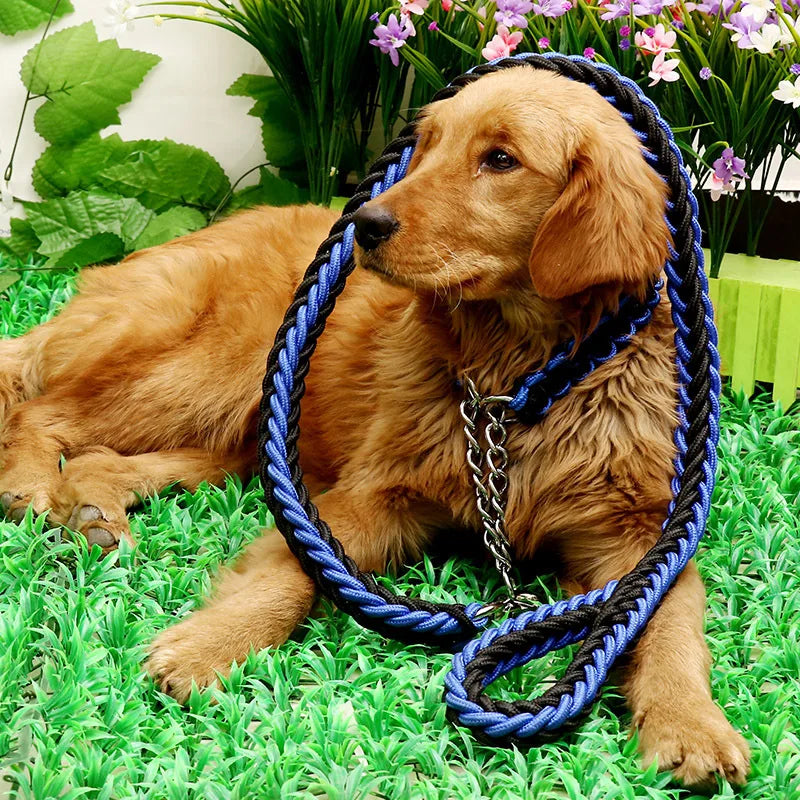 Double Strand Rope Large Dog Leashes Metal P - ProPawPet.com