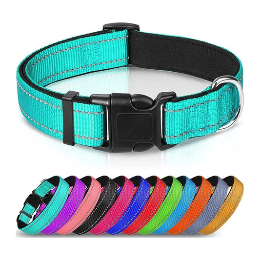 Reflective Dog Collar For Medium Large Dogs - ProPawPet.com