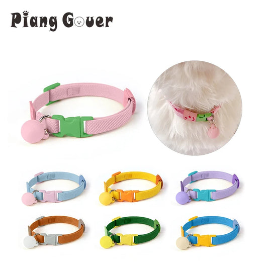 Cat Collar Elastic Webbing Puppy Necklace - ProPawPet.com