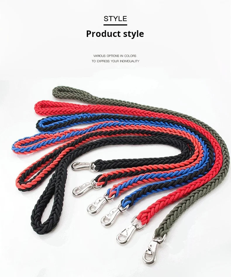 Comfort-Strong 5-Foot Braided Dog Leash: - ProPawPet.com