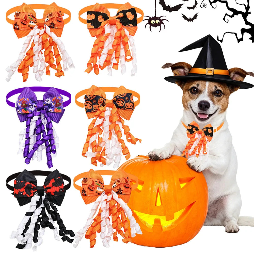 100/50PCS Handmade Puppy Bows For Halloween - ProPawPet.com