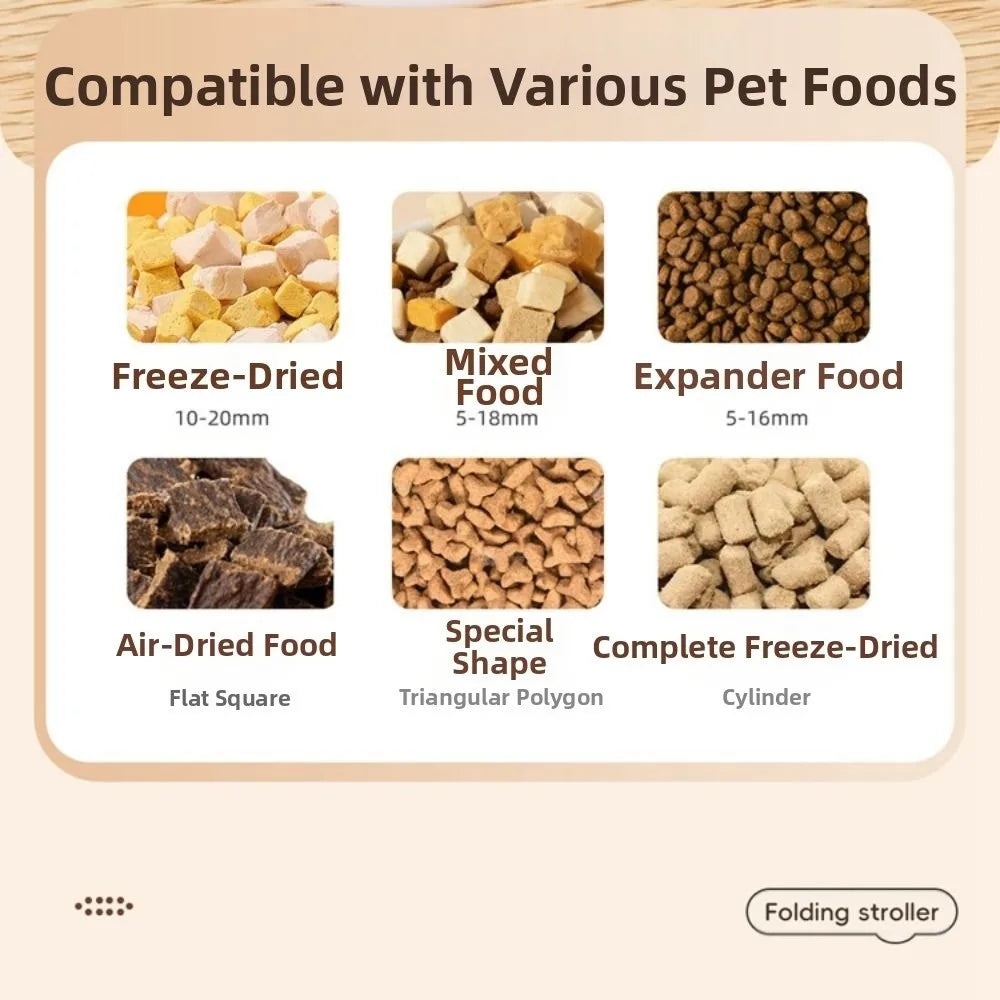 800mL Pet Automatic Feeder Large Capacity 2 - ProPawPet.com