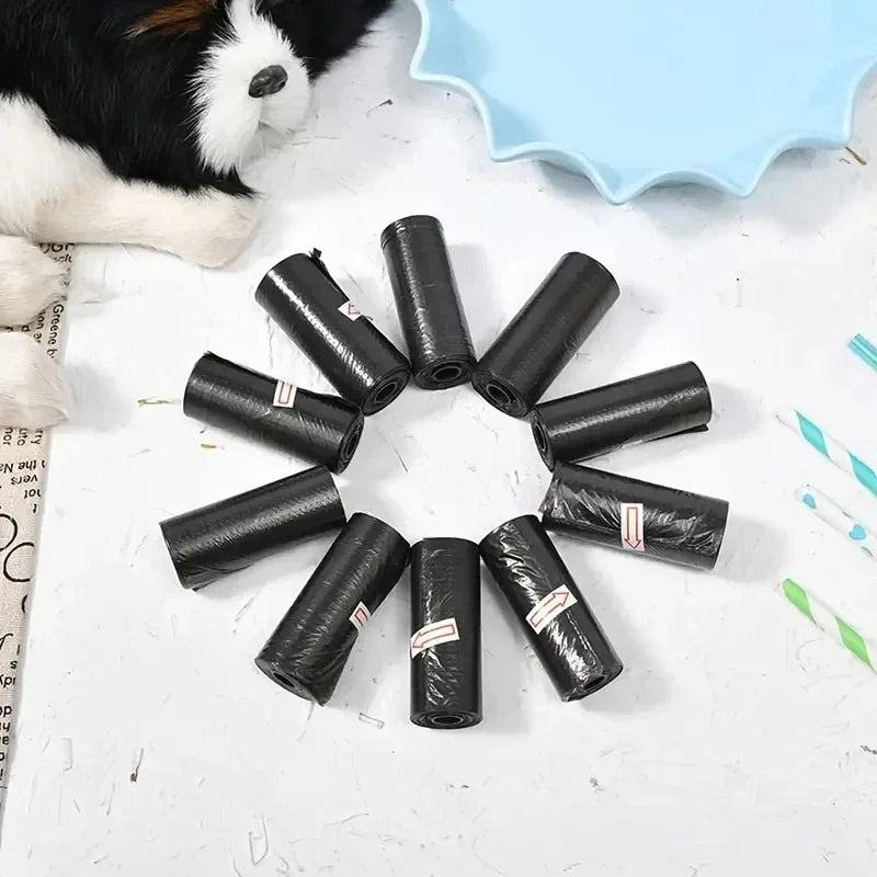 5-10Roll Pet Supplies Dog Poop Bags – 4 Colors