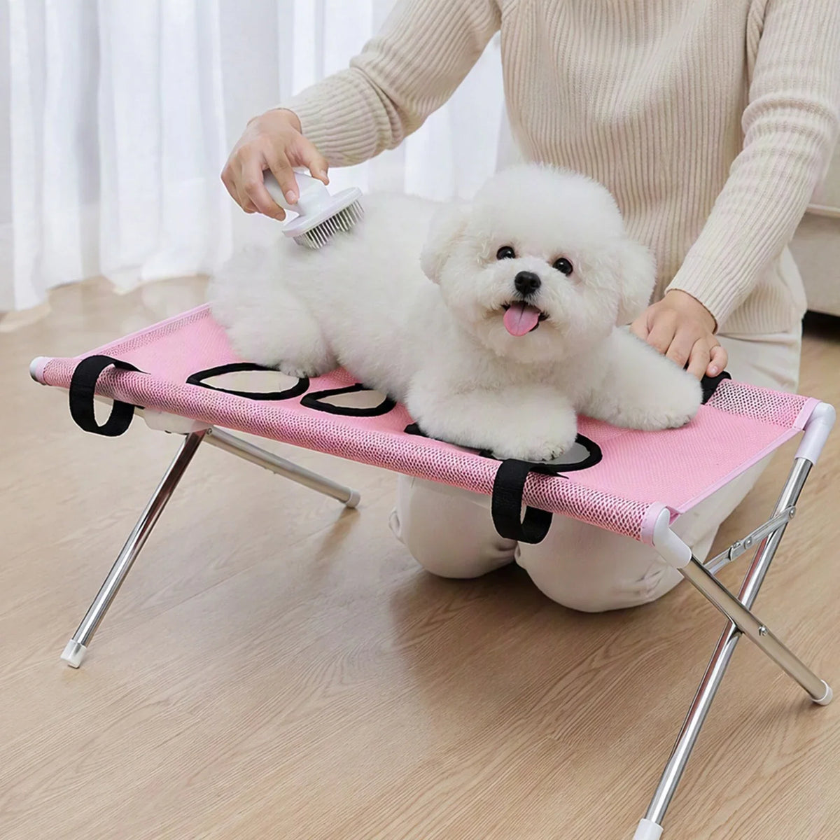 Breathable 3D Mesh Bag Freestanding Grooming - ProPawPet.com