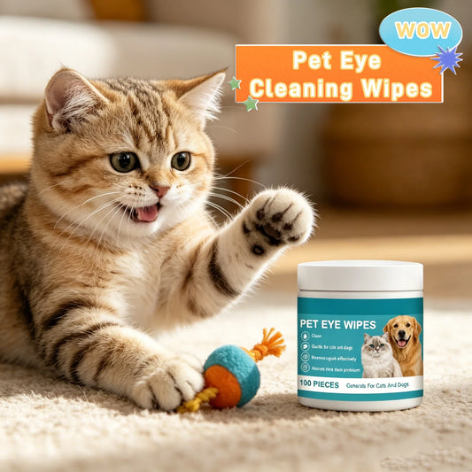 100pcs Professional Pet Eye Cleaning Wipes - ProPawPet.com