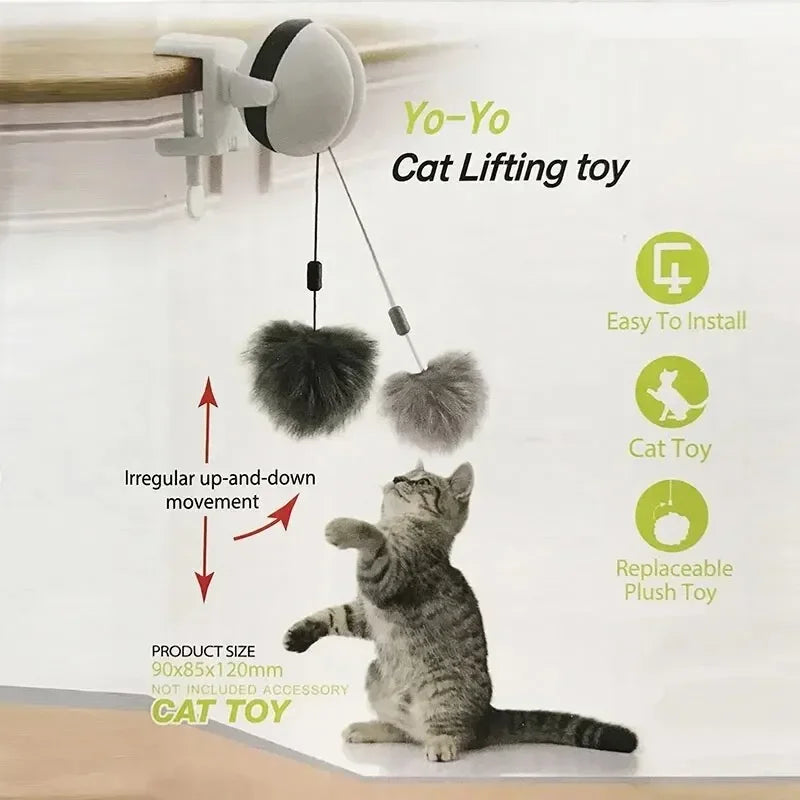 Electronic Motion Cat Toy YoYo Lifting Ball - ProPawPet.com