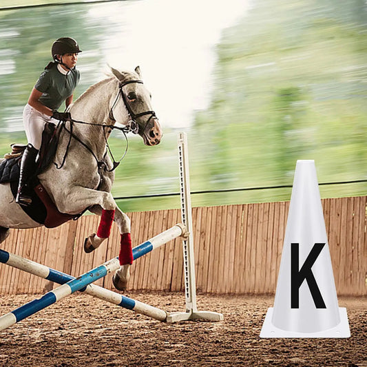 Equestrian Cones For Sports Training White - ProPawPet.com