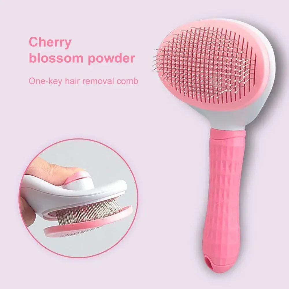 Dog Hair Remover Brush Cat Grooming and Care Comb – 6 Colors
