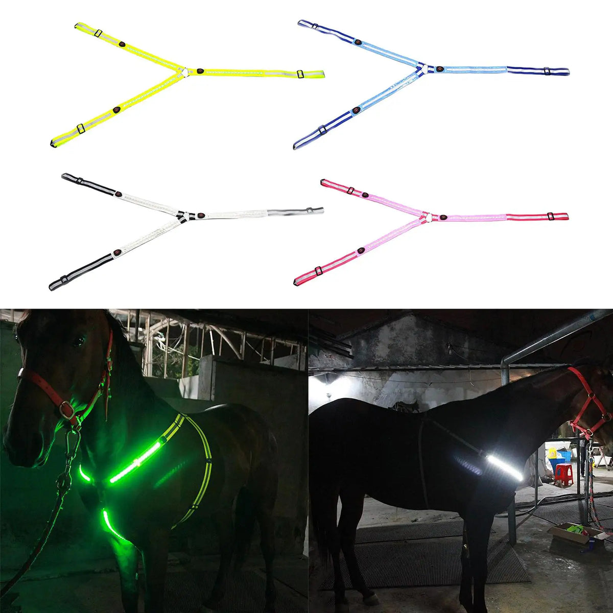 LED Luminous Horse Breast Collar halter - ProPawPet.com