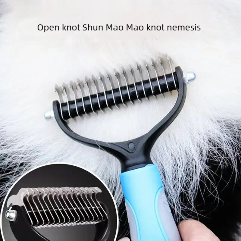 Pet Deshedding Brush Double Sided Pet - ProPawPet.com