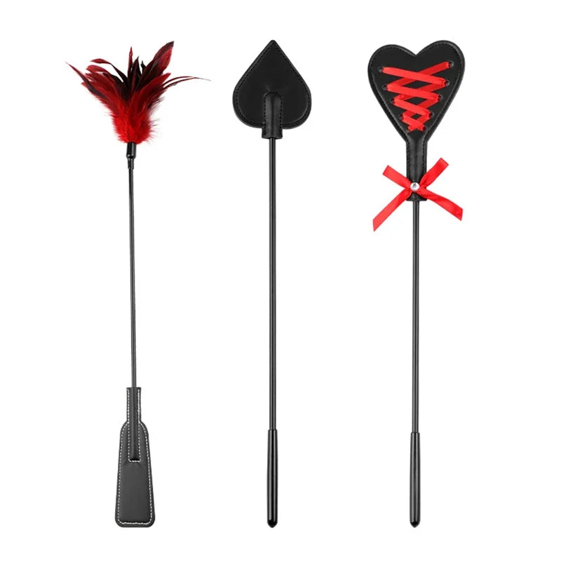 Pu Leather Feather Paddles,,Whip Spanking - ProPawPet.com