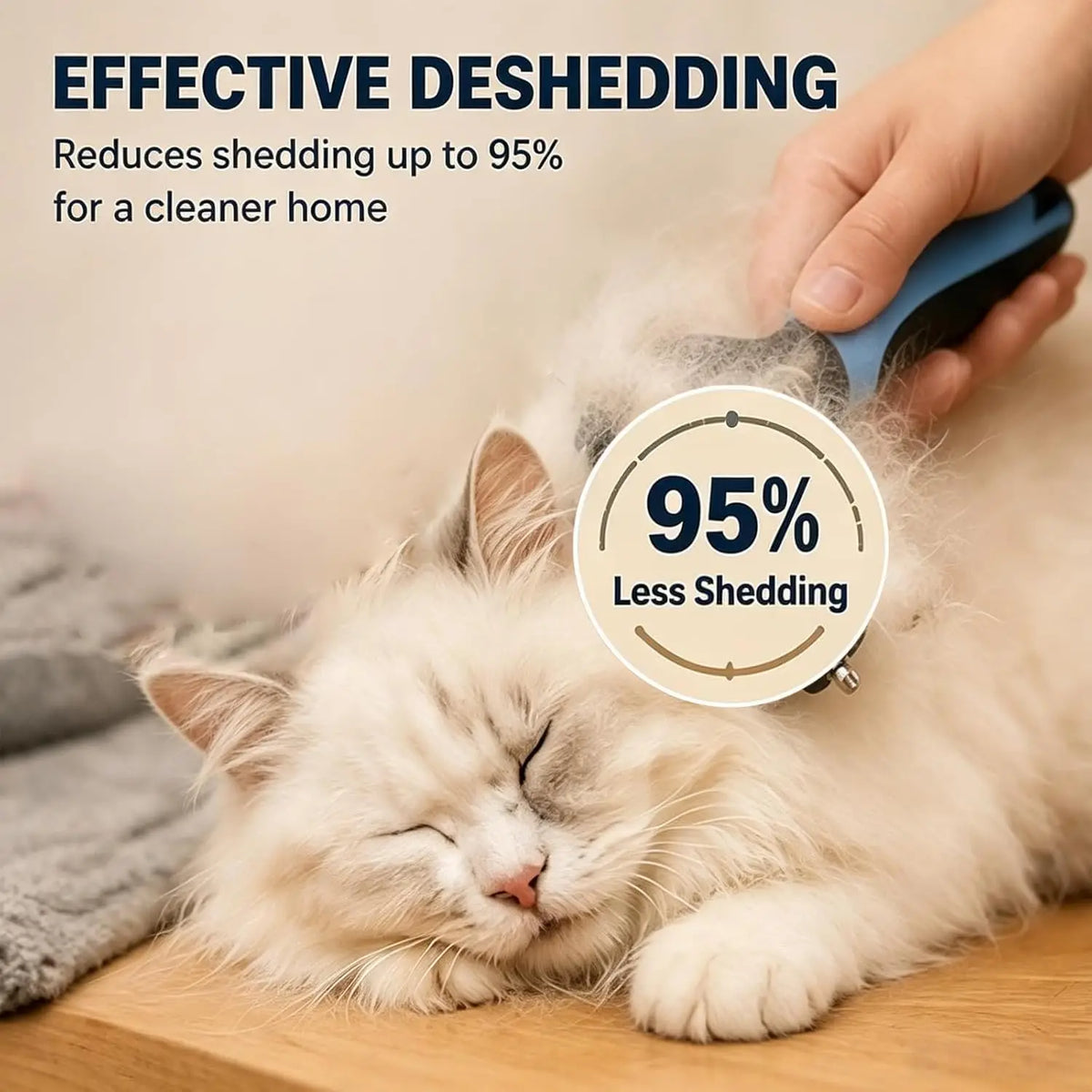 Pet hair removal comb, 2-in-1 double-sided - ProPawPet.com