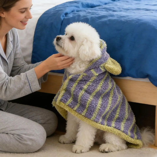 Dog Bathrobe Soft Puppy Sleeping Cape Dog - ProPawPet.com