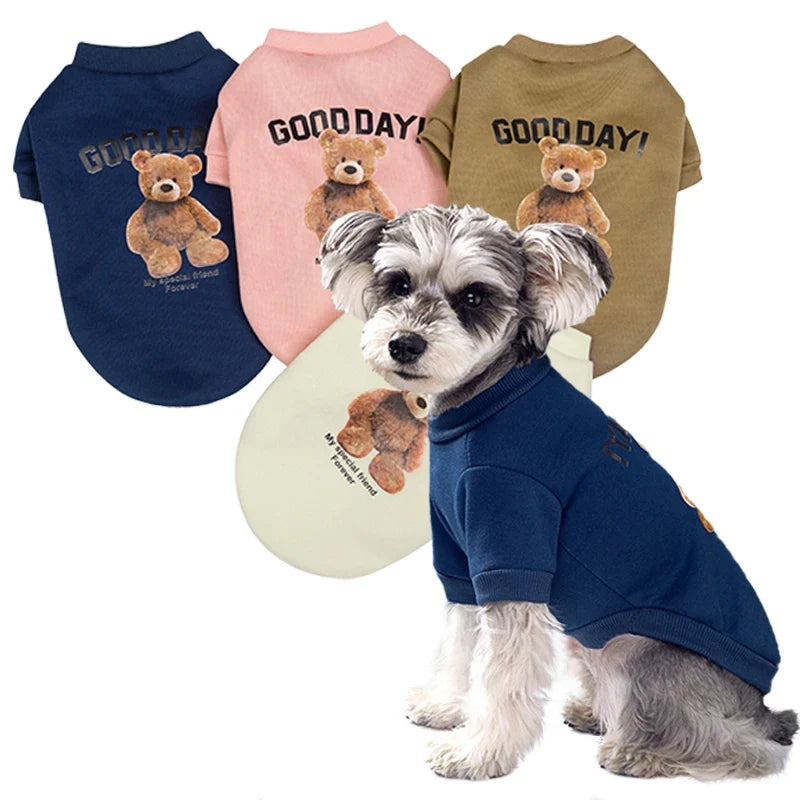 Dogs Winter Cute Costume Pet Clothes Cartoon - ProPawPet.com