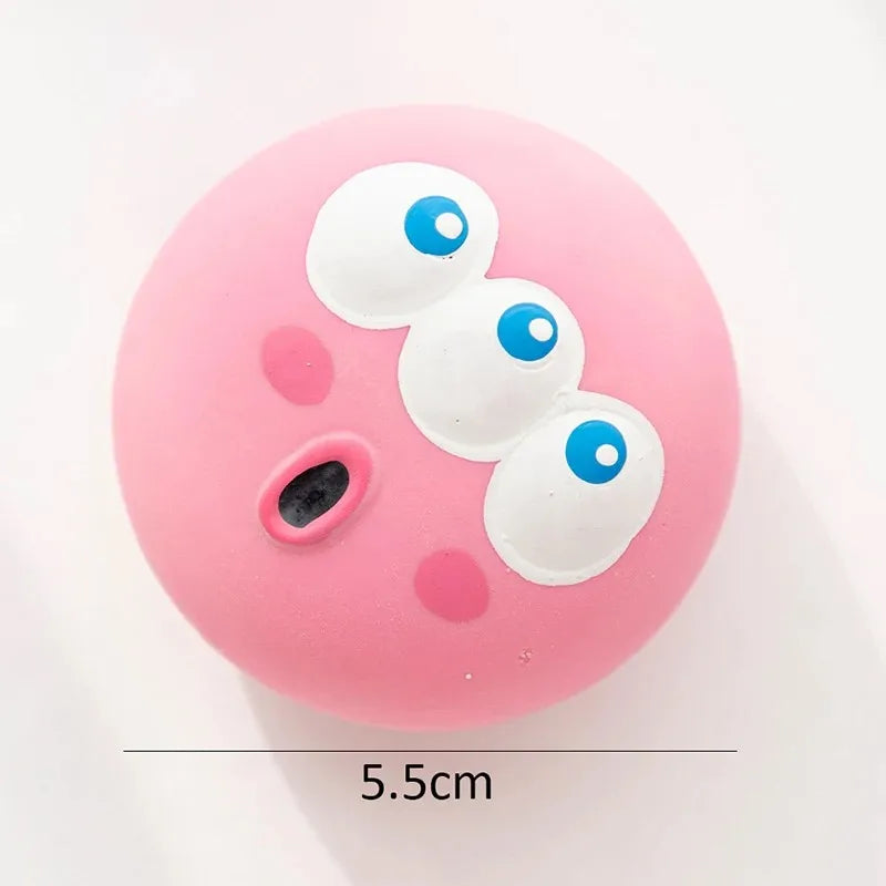 Durable Bite Resistant Squeaky Rubber Dog Chew Ball – Dog Supplies