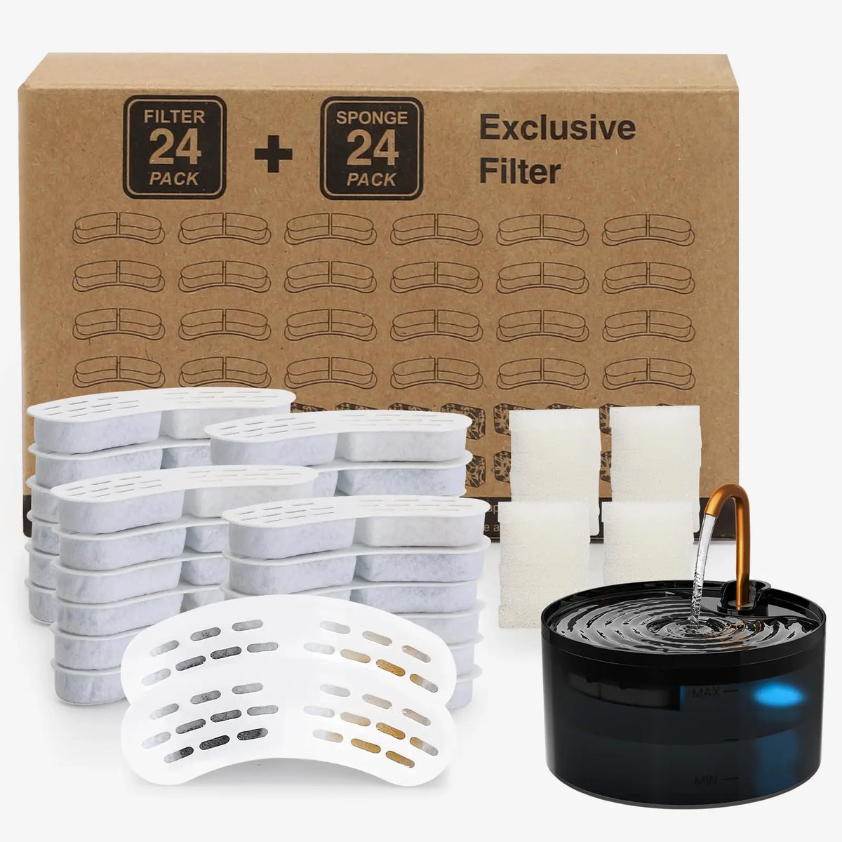 Replacement Activated Carbon Filter Set Pet - ProPawPet.com