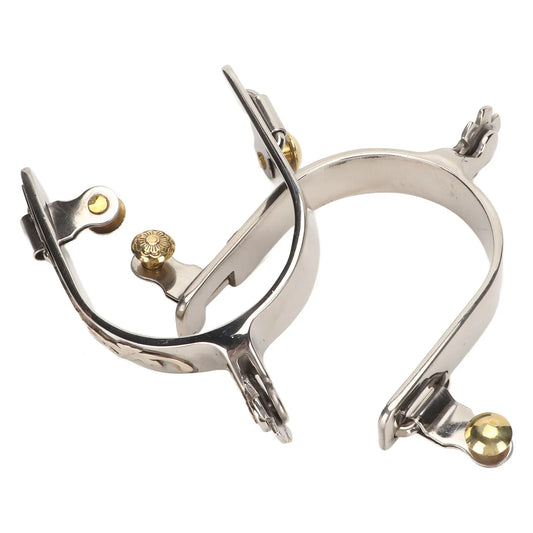 1 Pair Horse Spurs Stainless Steel Western - ProPawPet.com