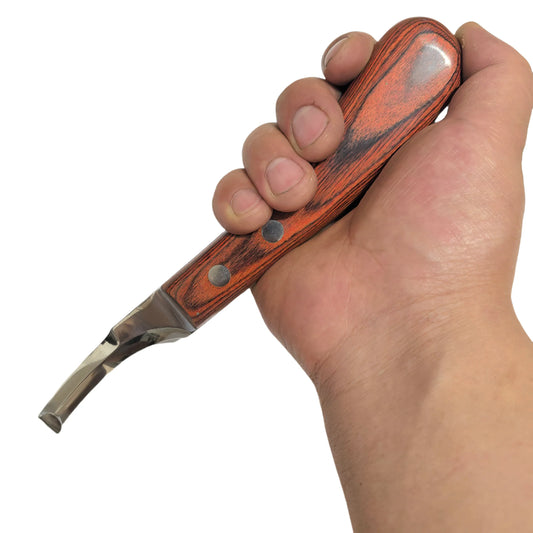 Right Hand Horseshoe Knife - Double End - ProPawPet.com