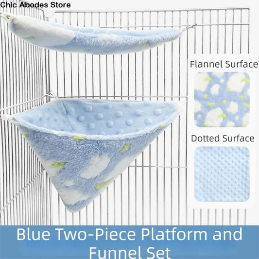 2Pcs/Set Flannel Velvet Sugar Glider Nest - ProPawPet.com