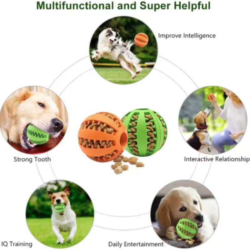 Interactive Silicone Rubber Ball for Dogs - ProPawPet.com
