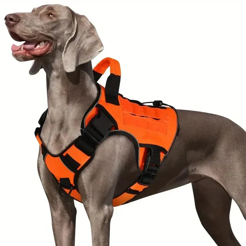 Adjustable No Pull Tactical Dog Harness with - ProPawPet.com