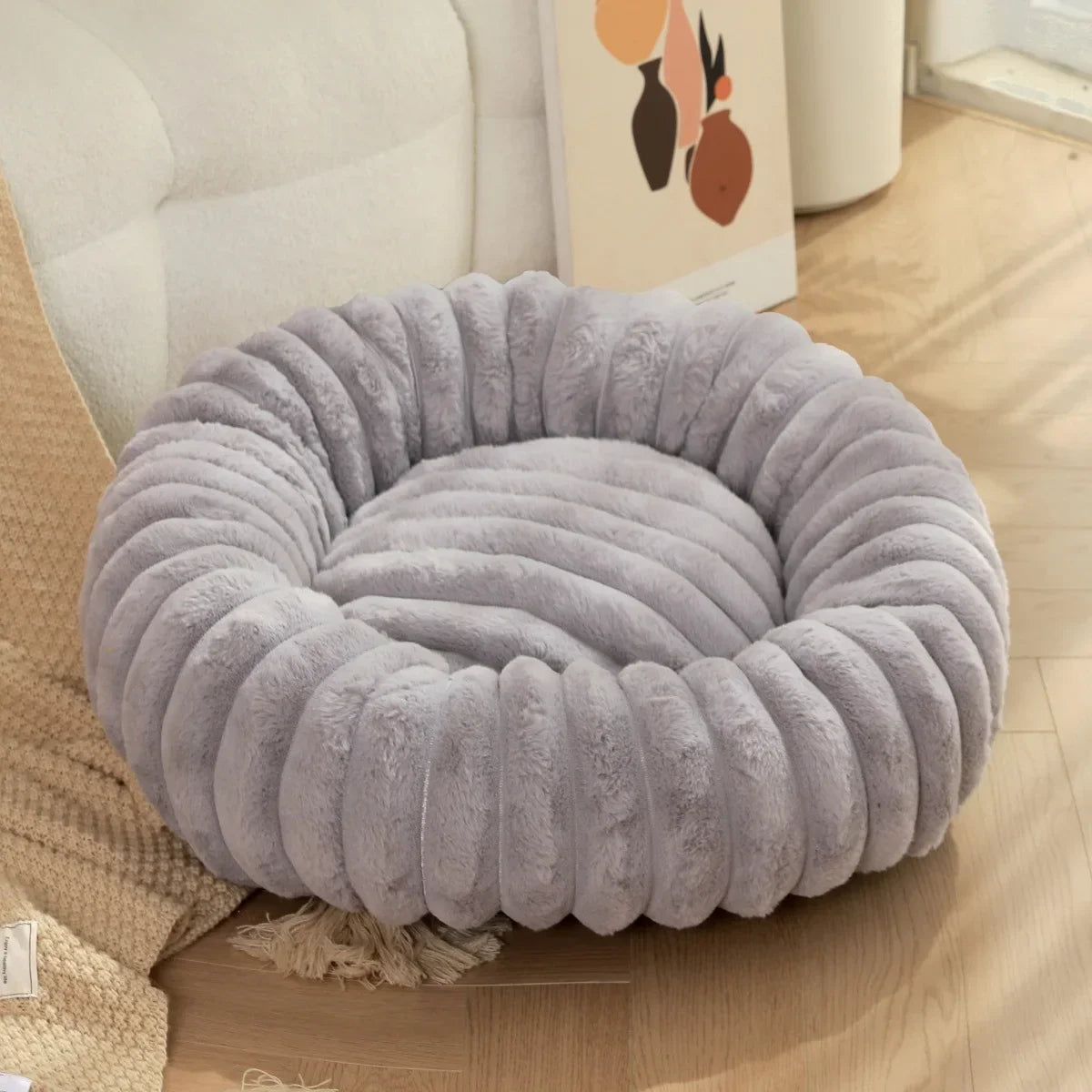 40-70cm Round Pet Bed for Dog Bed Super Soft - ProPawPet.com