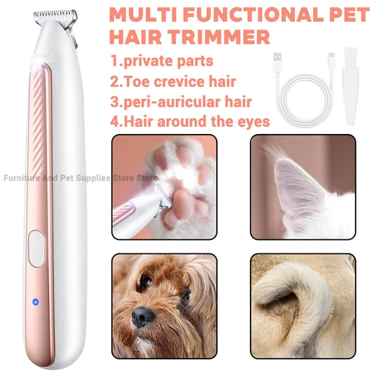 New LED Lighting Pet Paw Hair Trimmer Cat - ProPawPet.com