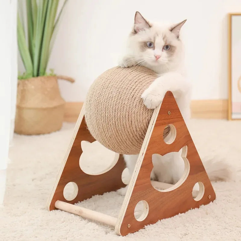Cat Scratching Board Cat Toys Wooden Cat - ProPawPet.com
