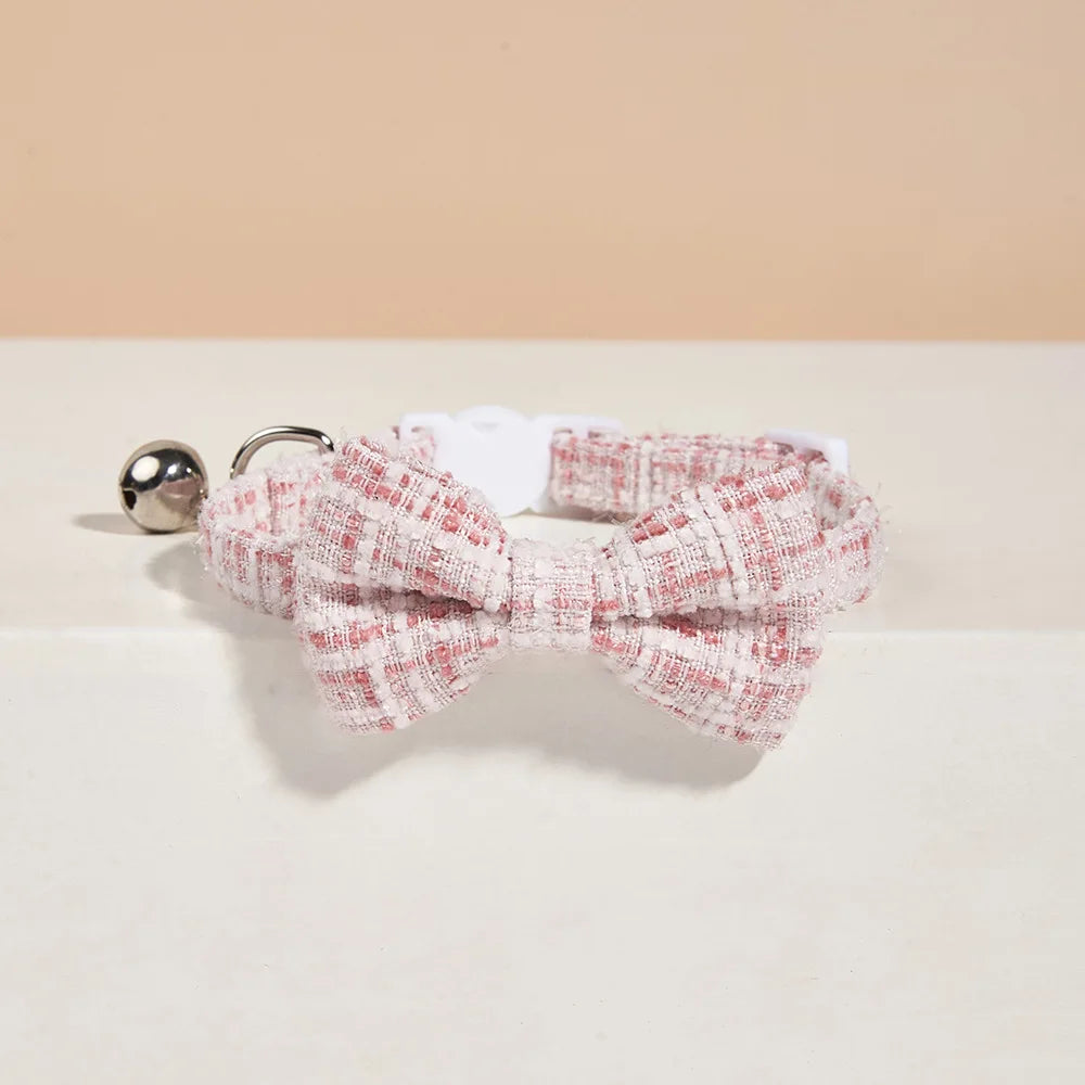 Adjustable Bow Cat Collar – Cat Supplies