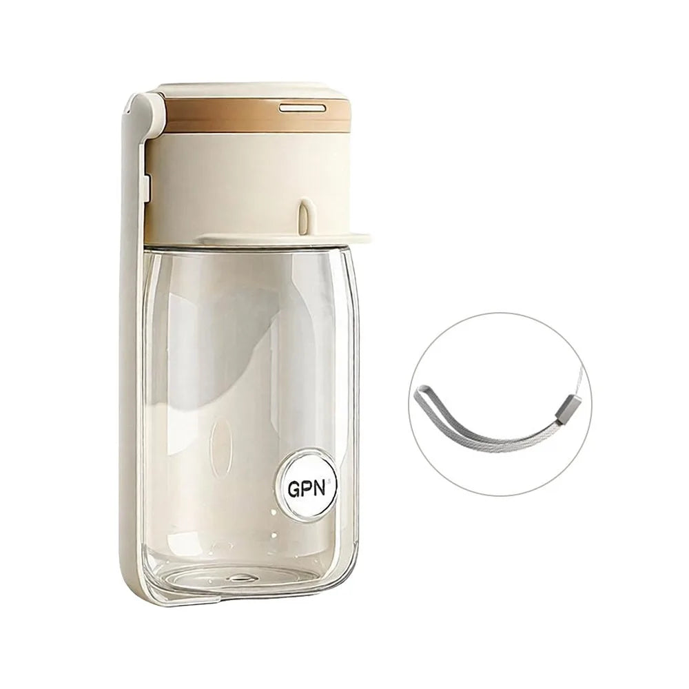 2IN1 Foldable Pet Dish PP 360ml 560ml Water Bottle – 6 Colors