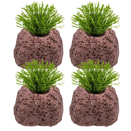 Aquarium Plant Weights 4 Pieces Volcanic - ProPawPet.com